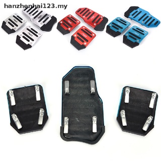 Hanzhenhai123: 3 piezas de Pedal antideslizante para coche, aleación de aluminio, almohadilla para pisar, [MY]