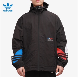 Adidas Clover chaqueta de los hombres chaqueta delgada con capucha Casual ropa deportiva chaqueta GN3559