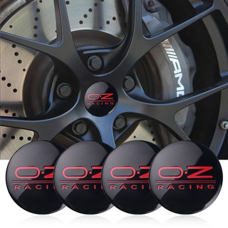 Nuevo estilo 4 piezas 56/65 mm tapa Hub coche llanta rueda centro OZ O.Z Racing logo insignia emblema piezas
