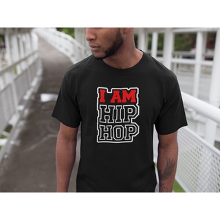 I Am Hip Hop Clásico Logo T-Shirt Moda Urbana Alta Calidad Nuevo