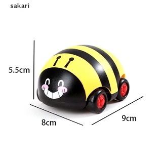 [sakari] coche juguetes vehículo tire hacia atrás insecto mariquita niños inercial coche gota bebé juguete [sakari]
