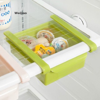 Weijiao Slide cocina nevera congelador ahorro de espacio estante estante organizador caja de almacenamiento MY (3)
