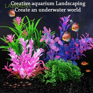 LABIMENT Ornament Aquarium Plant Landscape Water Grass Water Weeds Fish Tank Simulation Underwater Aquarium Decor Artificial