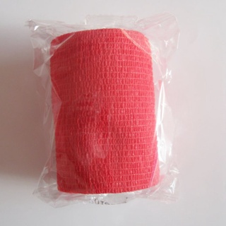 vendaje autoadhesiva elástica elástica para dedo, color rojo