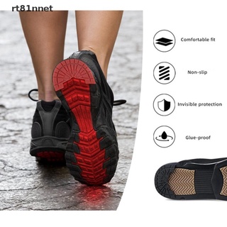 [rt] Protector de tacón para zapatilla de deporte resistente al desgaste de goma autoadhesiva.