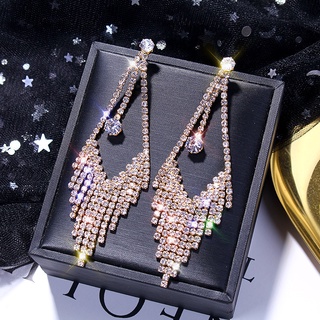 s925 plata aguja de alto grado circón perla pendientes coreano elegante señora larga con flecos perla oreja pendientes pendientes (9)