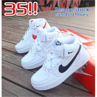 coaimo Nike Air Force 1/nike Air Max Force 1 zapatos deportivos de corte alto kasut nike perempuan (1)