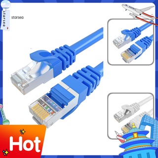Stsez Ethernet Cat6 Lan RJ45 Cable de red 1/2/3/5/10/15m Cable de conexión para Router portátil
