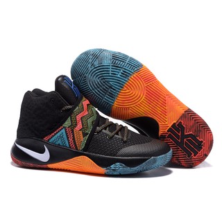 nike zapatos de baloncesto nike kyrie 2 "bhm" negro multicolor 828375-099 hombres zapatos de baloncesto