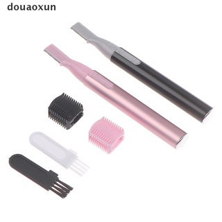 douaoxun eléctrico cara cejas tijeras de pelo trimmer mini portátil mujeres afeitadora corporal cl