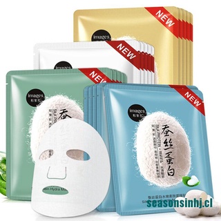 mydream*1Pcs proteína de seda mascarilla Facial cuidado Facial máscara Facial hidratante aceite cuidado de la piel
