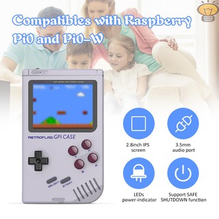 Kit Original Hl Retroflag Gpi/Grosa-Pi/Gameboy Pi-compatible con Raspberry Pi Zero y Zero W Máquina De juego