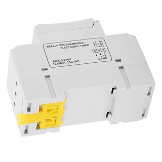 15A Digital Timer Switch Programmable Electronic Time Control Switch Time Delay Switch DIN Rail AC220-240V (5)