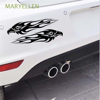 MARYELLEN Universal Eagle Flames Car Sticker Cool Motorcycle Decal Car Body Decoration Car Styling Accessories Self-adhesive Waterproof Personality Truck Reflective Sticker/Multicolor