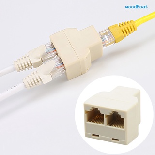 conector 1 a 2 vías cableado paralelo pequeño adaptador de red ethernet