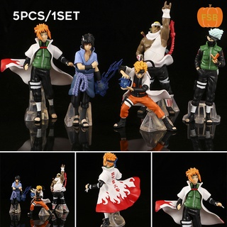 5 Unids/Set Naruto Lindo Figura De Juguete Anime Pvc Acción Juguetes Colección Para Modelo