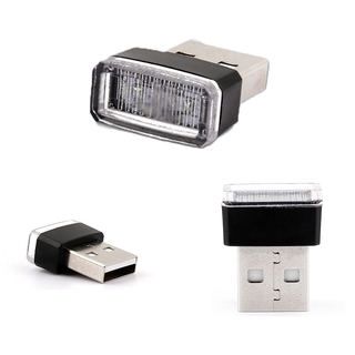 1PCS Coche LED USB Atmósfera Lámpara Para Perodua Proton Honda Toyota Nissan Mazda Accesorios (2)