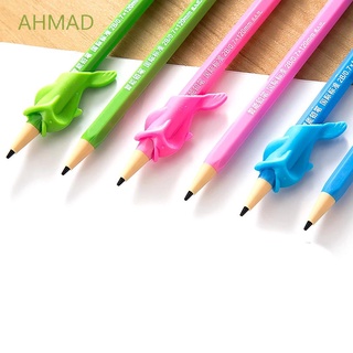 AHMAD Stationery Fish Pencil Grasp Children Correction Pen Holder Kids Pen Holder Writing Supplies Posture Tool Writing Aid Grip 10pcs/lot Silicone Baby Learning Pencil Grasp