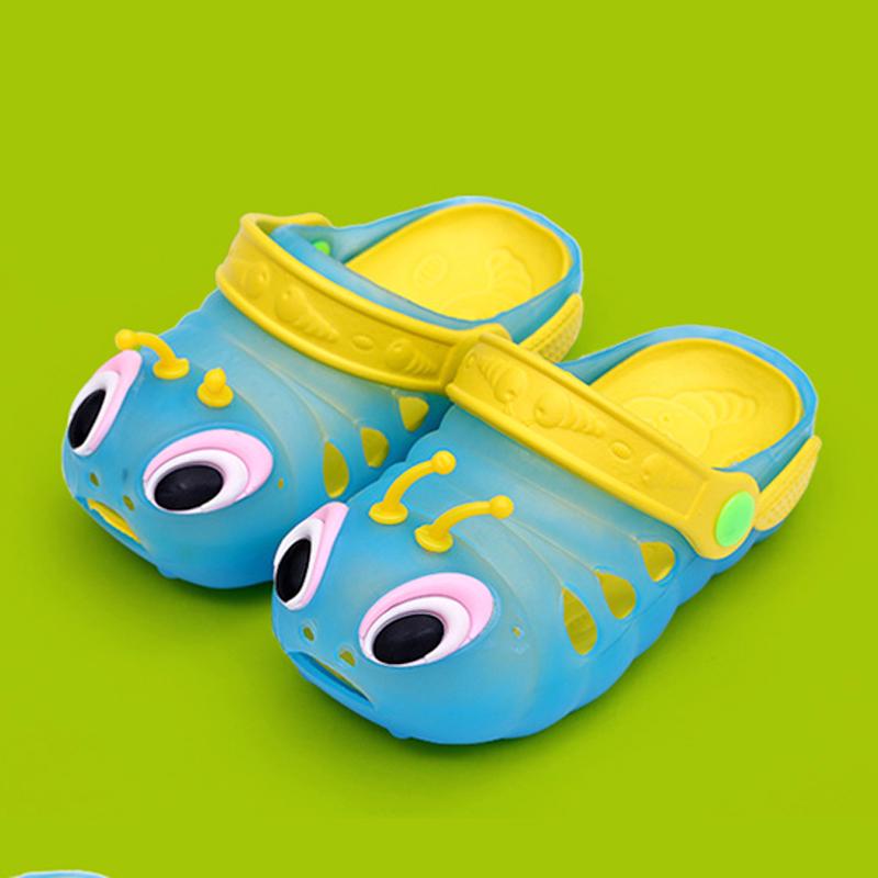 Zapatillas infantiles caterpillar de verano para niños y niñas sandalias y zapatillas