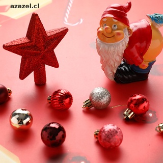 juego de 30 adornos de árbol de navidad, adornos de navidad, decoraciones de navidad, año nuevo 2022, regalo [cl]