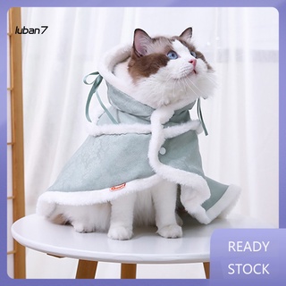 luba skin friendly ropa para mascotas gatito capa abrigo mantener el calor para el invierno