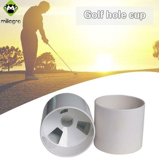 golf putting verde agujero práctica taza de plástico entrenamiento bola zócalo de golf agujero taza