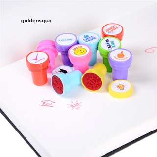 [goldensqua] Cute Self Inking Stamp Seal Toy Rubber School Office Party Favors Children Gift 0 0 0 0 0 . (4)