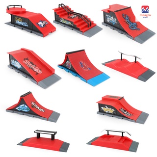 Skate Park Rampa Piezas Para Tech Decks Diapasón Dedo Tablero Parques Para Niños (4)