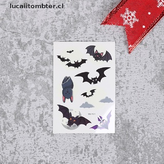 (nuevo) halloween bat luminoso tatuaje fiesta temporal cuerpo pegatina niños vacaciones regalo lucaiitombter.cl