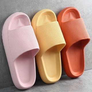 Gruesa plataforma de baño de casa zapatillas de las mujeres de la moda suave suela EVA interior diapositivas mujer sandalias 2021 verano antideslizante chanclas