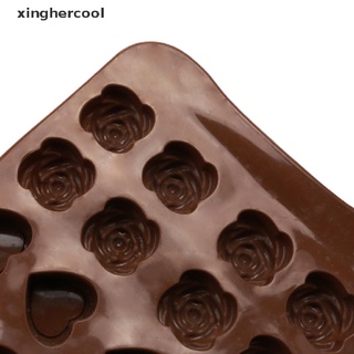 [xinghercool] moldes de silicona para chocolate/utensilios para hornear pasteles antiadherentes