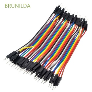 BRUNILDA Arduino Dupont Cable Female To Female Electronic Kit Jumper Wire DIY Breadboard 2.54mm Male To Female 40PIN Male To Male Connector