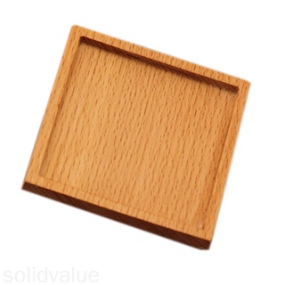 Manteles individuales de madera resistentes al calor para comedor, vajilla, cuenco, soporte para tazas, alfombrillas, posavasos, solidvalue