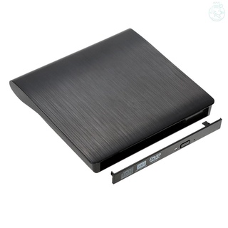 Ultra delgado portátil USB SATA mm externo disco óptico caja de unidad de disco para PC portátil portátil