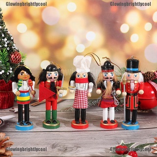 [GBC] muñeca de año nuevo para niños, 1 pieza, 12 cm, madera, cascanueces, soldado, decoración de navidad [Glowingbrightlycool] (1)