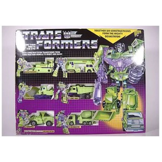 Transformers (OEM) - Devastator (serie clásica G1) (un conjunto de 6 unidades pequeñas)