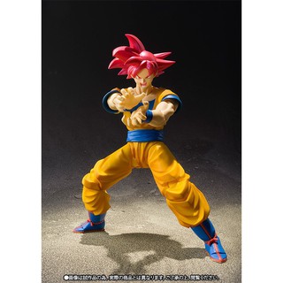 Son Goku S.H.Figuarts Dragon Ball Z Rojo Super Saiyan Dios SS Figura De Acción (4)