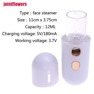 jtcl mini práctico vaporizador facial nano mister face spray usb portátil spray botella jtt