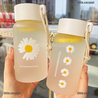 Botellas De agua transparentes De Plástico De 500ml pequeñas margaritas portátiles Para viaje
