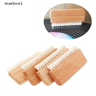 [maelove1] lp vinilo record cepillo de limpieza antiestático pelo de cabra mango de madera limpiador de cepillos [maelove1] (1)