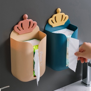 Soporte de pañuelos de hiedra hecho por plástico duradero punzón libre palo en la pared fuerte rodamiento de carga adecuado para cocina baño dormitorio
