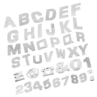 3x 200x 3d coche alfabeto plástico pegatina emblema insignia pegatinas personalizadas decoración automática