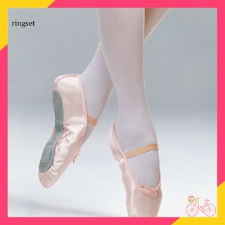 [Re] cuero de vacuno Ballet pisos zapatos antideslizante Ballet danza zapatos elegantes para niñas