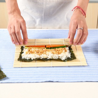Bamboo Sushi Mat Onigiri Rice Roller Rolling Maker Tool Supplies Roll Tools we