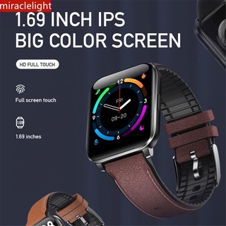 The new wireless charging smart watch Tuya real blood oxygen temperature ultra-thin IP68 class cross-border Bluetooth-compatible GT5 #miraclelight.cl