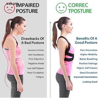 [sakari] corrector de postura/soporte para hombros bel/soporte corporal/soporte de espalda wellness lumbar [sakari]