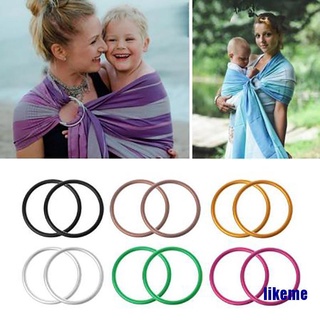 (likeme) 2Pcs Aluminium Baby Sling Rings For Baby Carriers & Slings Baby Carriers