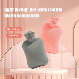 Portátil de goma de invierno caliente calor reutilizable gruesa botellas de agua caliente calentador de manos niñas bolsillo mano