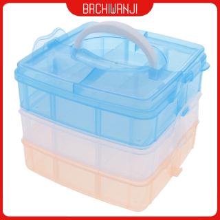 Brchiji caja Organizadora Para almacenamiento con 18 divisores extraíbles ajustables 3 compartimientos