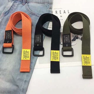Cinturón de lona para hombre y mujer cinturones cool simple y versátil tendencia (1)